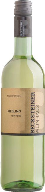 Becksteiner Winzer Weinhaus Riesling Weißwein, Baden, 2024, halbtrocken, 0,75 l - Bild 1