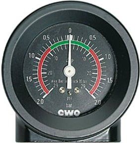 Riegler Differenzdruckmanometer 0 - 2 bar in Schwarz - Bild 1