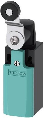 Siemens Positionsschalter 3SE5232-0HK15 mit Schwenkhebel aus Metall und Kunststoffrolle in Multicolor, IP65, 6 A - Bild 1