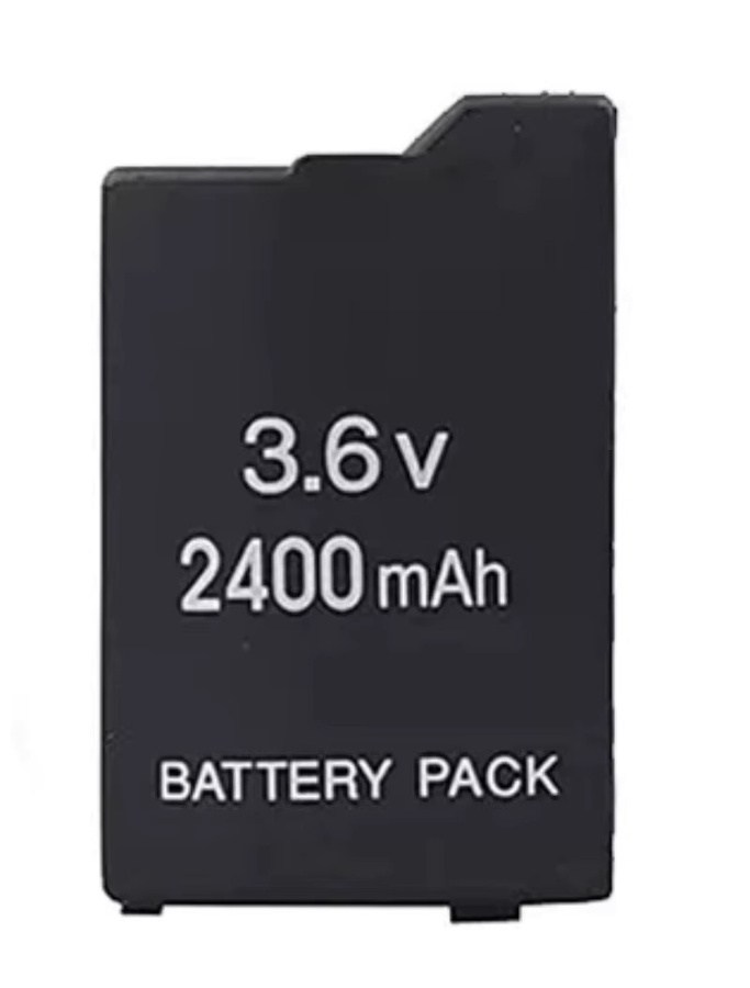 NDNNAS Lithium-Ionen-Ersatzakku mit 2400 mAh für PSP-2000, PSP-3000 und PSP-3004 Slim in Schwarz - Bild 5
