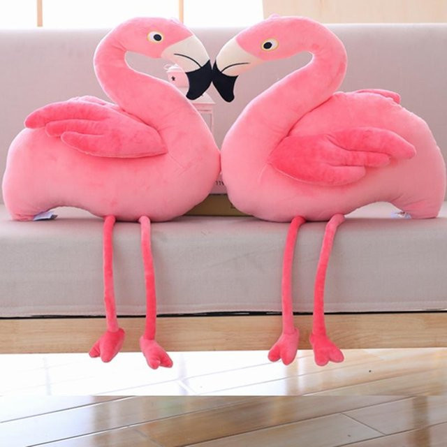 Binchi Fitness Flamingo-Simulationsvogel-Stofftier, Plüsch, 25cm, ab 7 Jahren - Bild 1
