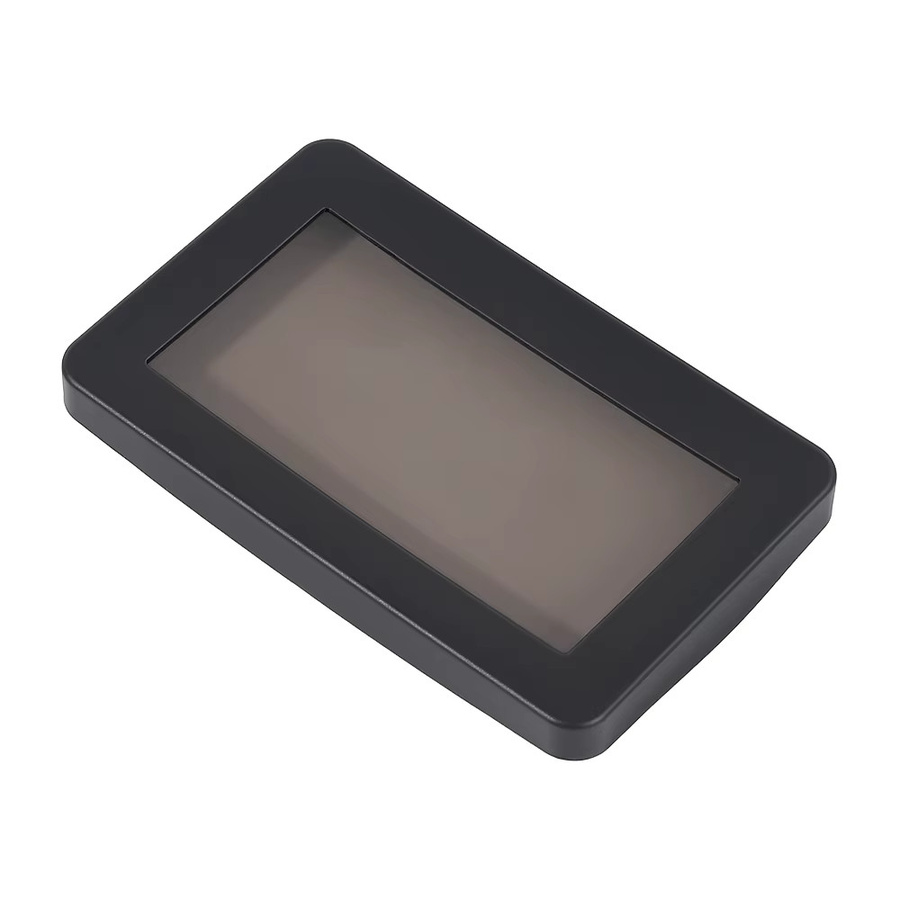 Silikon Armaturenbrett Schutzhülle mit LED-Display-Gehäuse für H6C Elektroroller E-Bike in Schwarz - Bild 3
