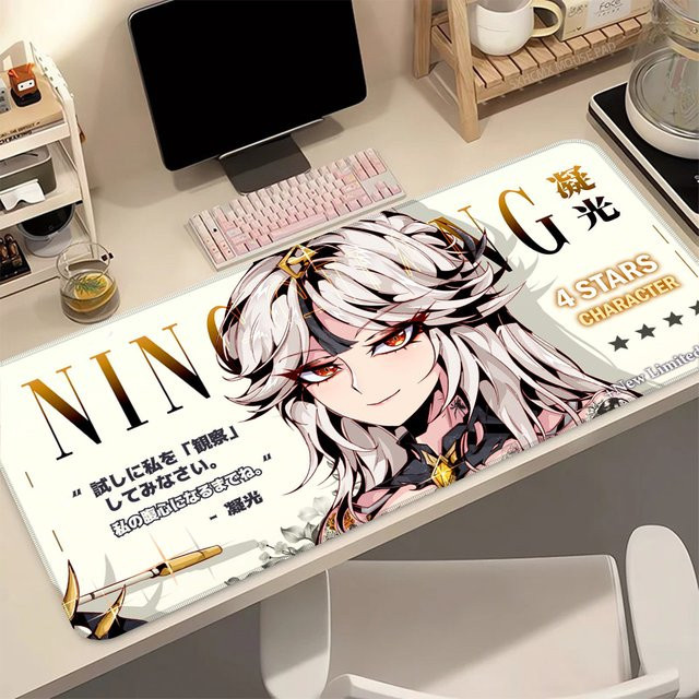 Bandai Gaming-Mauspad mit Anime-Mädchen Motiv in Multicolour - Bild 1