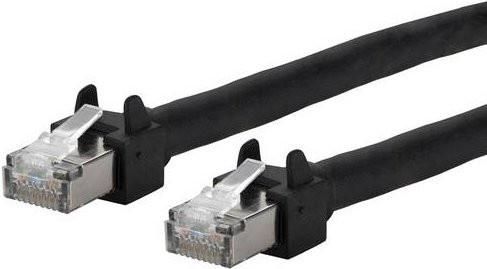 Metz Connect Patchkabel Cat5e Flex500 Outdoor Ethernet LAN, schwarz, Länge: 2 m - Bild 1