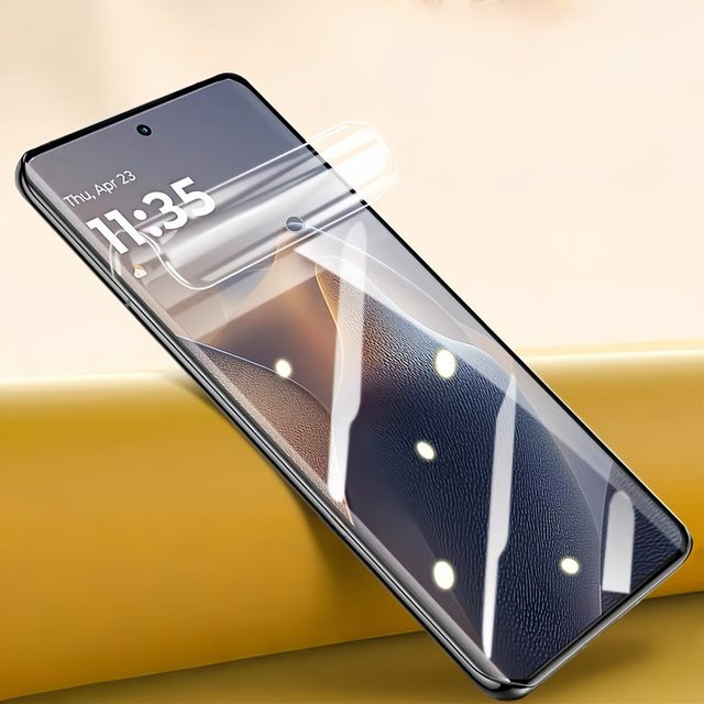 2-teiliges Motorola High-Definition Hydrogel Display-Schutzfolien Set für MOTO E15, E14 und E13 in Transparent - Bild 1
