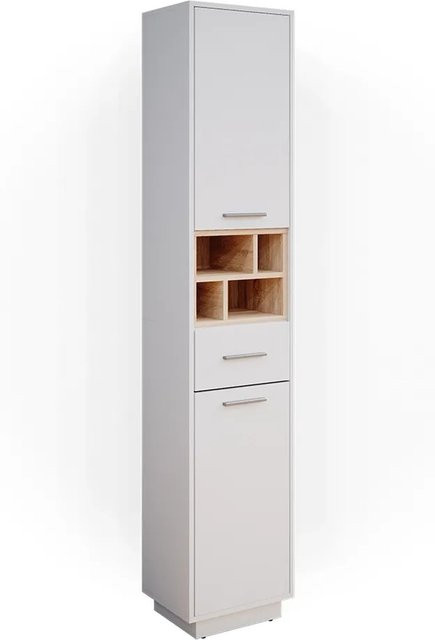 Vicco Badschrank Beatrice Hochschrank in Weiß, B: 38,0 cm, T: 30,52 cm, H: 190,0 cm - Bild 2