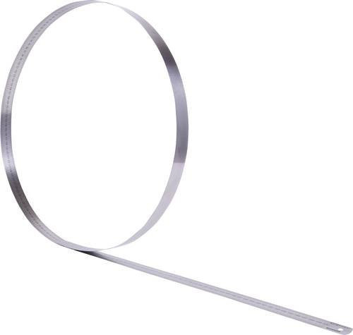 KS Tools Halbflexibler Stahlmaßstab aus Edelstahl in Schwarz und Silber, Länge: 200 cm - Bild 1