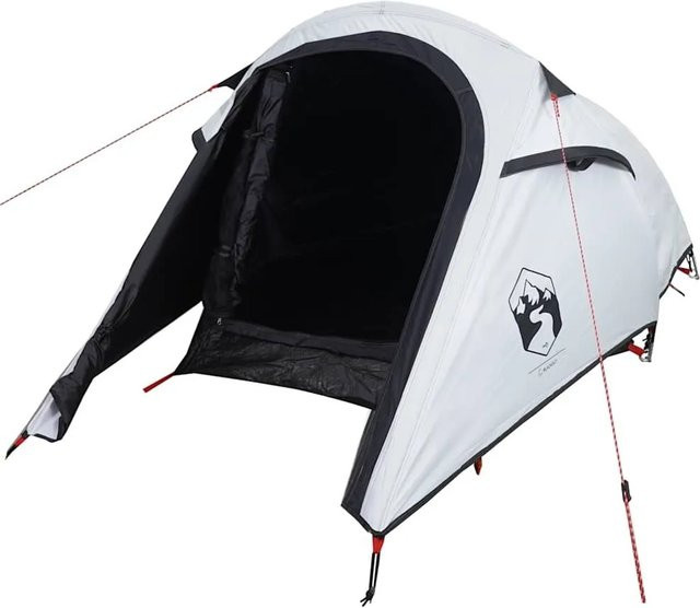 vidaXL Tunnel-Campingzelt für 3 Personen in Weiß und Dunkel in Wasserdicht, Modell 94603 - Bild 1