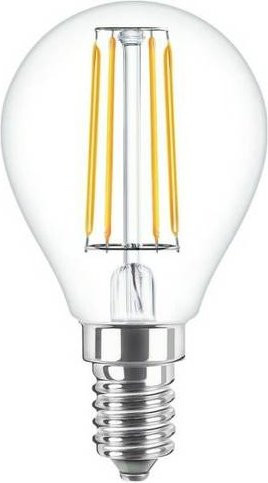 Philips LED Glühlampe E14 Warmweiß Filament Candle, Durchmesser: 45 mm, Länge: 82 mm - Bild 1