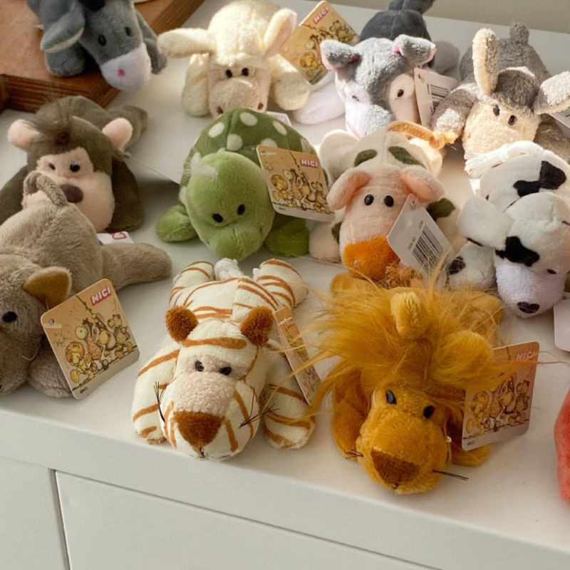 Binchi Keji Travel Plüsch Tier Kühlschrankmagneten in Mehrfarbig mit Tierprint für Kinder - Bild 1