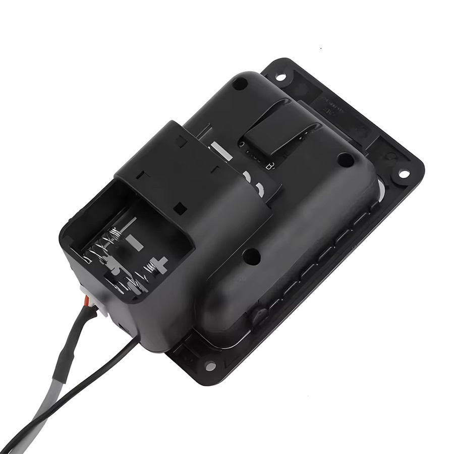 Fishman Presys+ Akustikgitarren-EQ-Tuner mit 4-Band-Equalizer und integriertem Vorverstärker in Schwarz - Bild 4