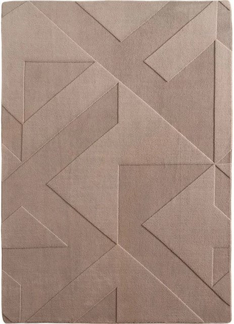 Ayyildiz Kurzflorteppich Pompei in Beige und Creme im Boho-Design, B/L: 80 x 250 cm - Bild 1