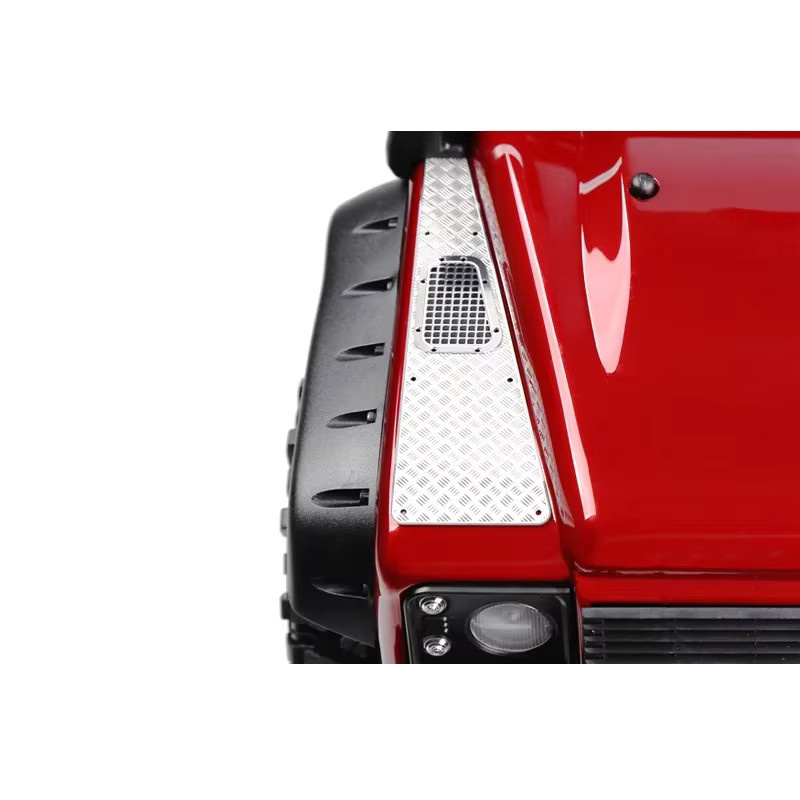 Traxxas TRX-4 Defender, Anti-Rutsch-Platte, Ansaug gitter, Metall, Zubehör - Bild 3