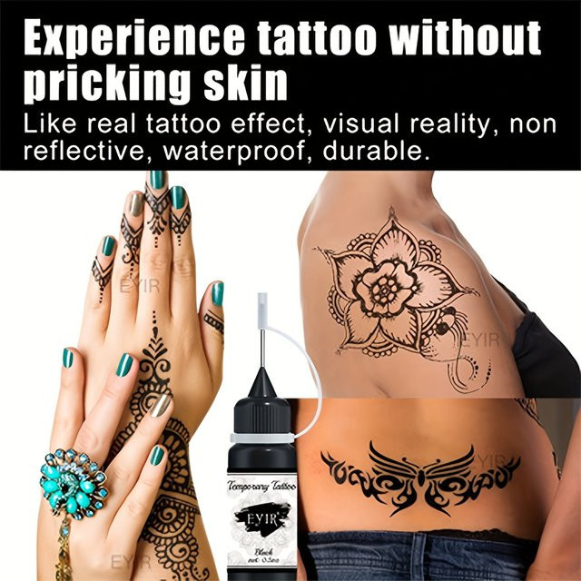 EYIR Tattoo-Paste, Schwarz, Unisex - Bild 1
