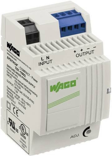 WAGO 787-1002 Hutschienen-Netzteil DIN-Rail 24 V/DC 1.3 A 31.2 W mit 2 Ausgängen in Weiß - Bild 1