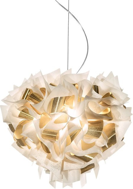 Slamp Veli Suspension Small Pendelleuchte Aurea in Transparent mit dimmbarer E27 Fassung - Bild 1