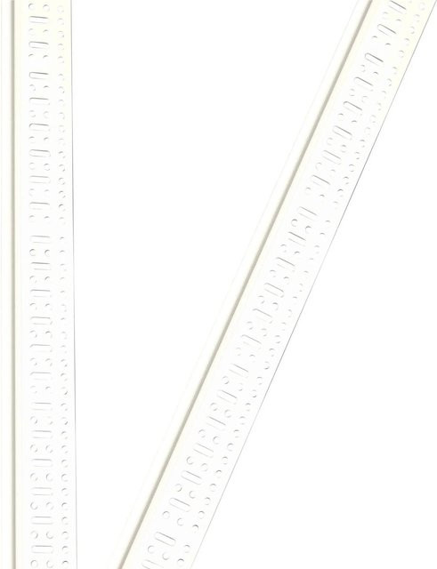 ProfileXXL Eckschutzprofil aus PVC für Trockenbau, Weiß, B/H: 34 x 34 mm, Länge: 2,5 m - Bild 1