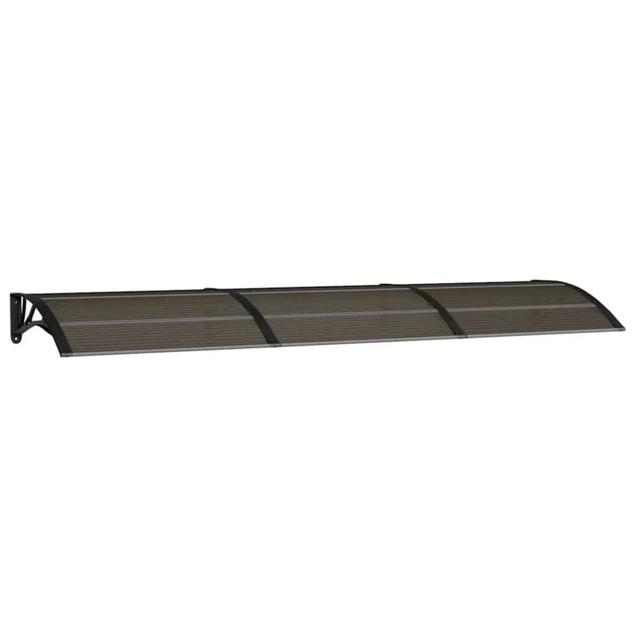 vidaXL Türvordach Schwarz aus Polycarbonat B: 300 cm, T: 75 cm - Bild 2