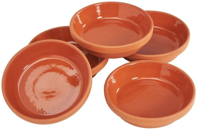 VBS Terrakotta-Unterteller in Orange, 5 Stück, Innen-Ø: 5 cm - Bild 1