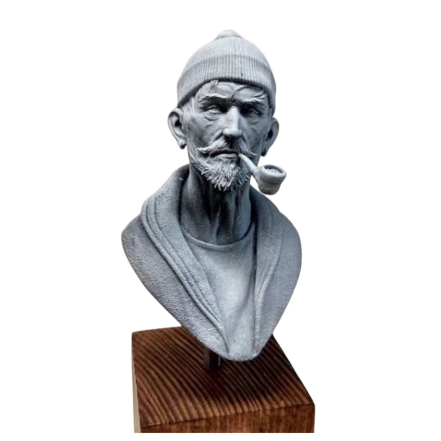 CLEAN SPACE Seemann alter Mann, 1/9 Resin-Soldatenmodell Halbfigur, Bausatz - Bild 2