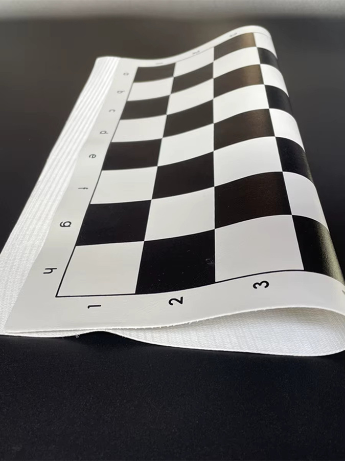 Yernea Schachbrett, Schwarz-Weiß, 34cm, Tragbares Spielzubehör - Bild 6