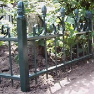 Schmuckzaun aus Schmiedeeisen für deinen Garten B: 200 cm, H: 90 cm - Bild 1