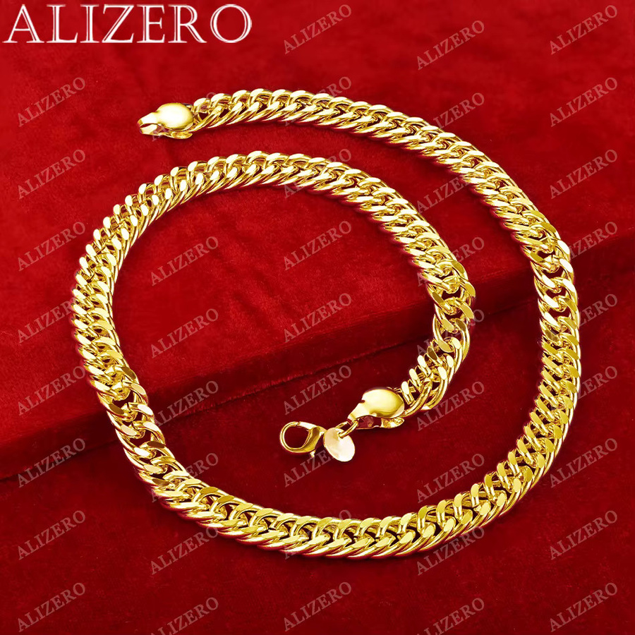 ALIZERO Halskette 750 Gold, Geometrie, 50,8 cm, Unisex - Bild 3
