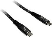 Inter-Tech USB-C auf USB-C Kabel USB 3.2 Gen2x2 Schwarz 1,5 m - Bild 1