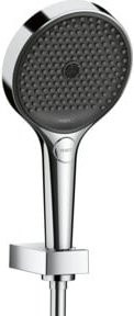 Hansgrohe Rainfinity 130 Brausehalterset mit Handbrause, 3-Jet-Funktion und 1600 mm Schlauch, Chrom - Bild 1