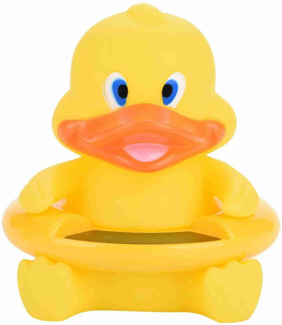 TOMTOP JMS Baby Badethermometer als schwimmende gelbe Ente zur Temperaturanzeige - Bild 1