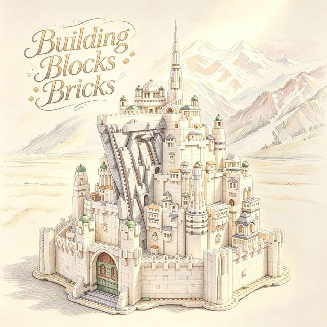 LEGO Minas Tirith, Bausteine, 8278 Teile - Bild 1