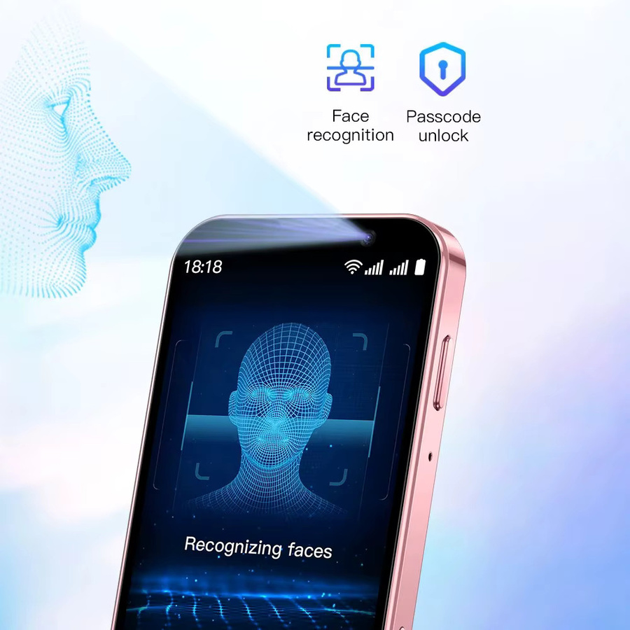 SOYES XS18 Pro Mini-Smartphone in Grau mit 2 GB RAM, 16 GB ROM, 3,0 Zoll Display, Android 8.1 und Gesichtserkennung - Bild 5