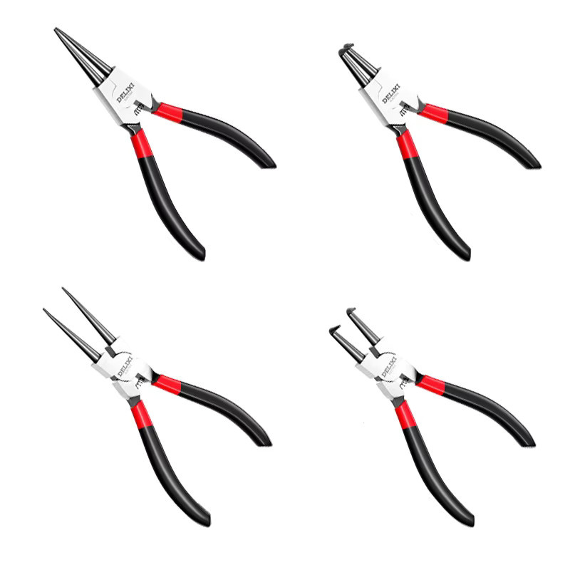 DTBD 9-Zoll-Sicherungsringzange als interne und externe Spitzzange für manuelle Hardware-Arbeiten im Haushalt - Bild 6