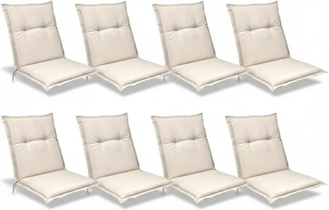 Beautissu Base NL Niederlehner, 8-teiliges Set, Beige, B/T/H: 100 x 50 x 6 cm - Bild 1