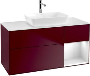 V&B Waschtischunterschrank Finion in Weiß lackiert, Breite: 120 cm, Tiefe: 50,1 cm, Höhe: 50,1 cm - Bild 1