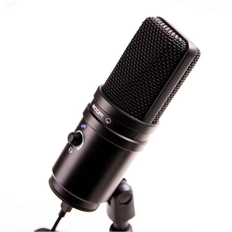 Zoom ZUM-2 Podcast-Mikrofon-Set in Schwarz mit USB-Mikrofon, Kopfhörern und Stativ für Aufnahmen, Musik und Voice-Over - Bild 2