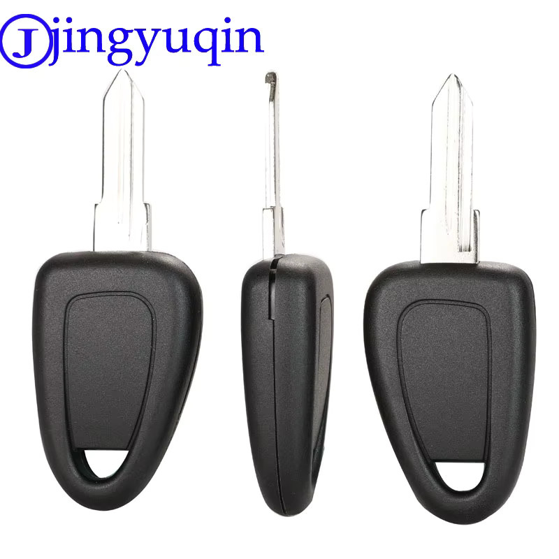 Jingyuqin Ersatzgehäuse für Fiat Iveco Transponder Auto Schlüssel mit Fernbedienung, Farbe: Schwarz, GT15R Blank Blatt FOB Fall Zubehör - Bild 3