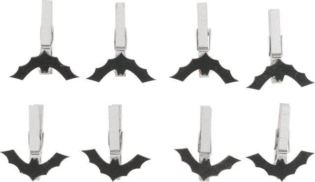 Rico Design Holzclips Fledermaus schwarz 8 Stück für Halloween - Bild 1