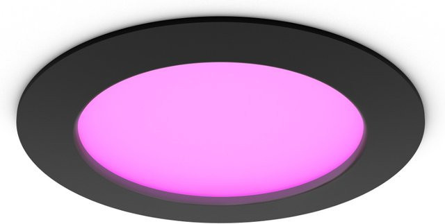 Philips Hue White & Colour Ambiance LED-Einbauleuchte rund, Schwarz, Durchmesser: 17 cm - Bild 2