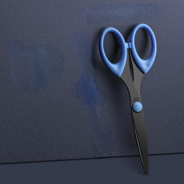 NATAWA Haushaltsschere mit Edelstahlklinge in Blau, 16,5 cm - Bild 1