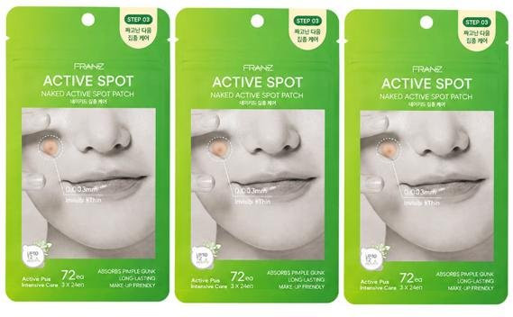 FRANZ Naked Spot Pickelpflaster, 72 Stück, Unisex - Bild 1