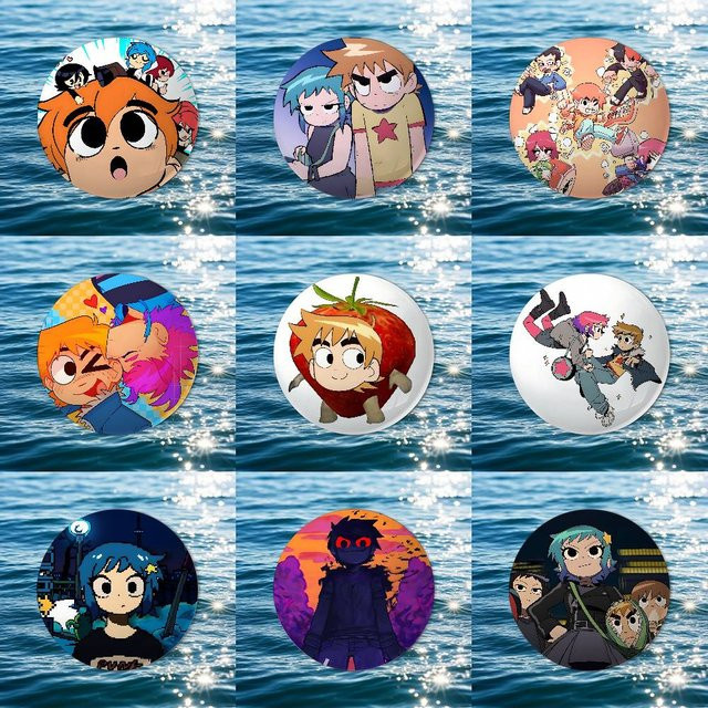 Scott Pilgrim Vs The World Abzeichen Pins - Bild 1