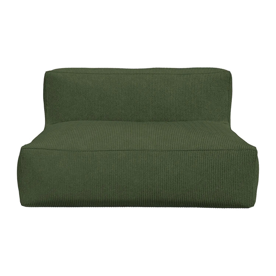 Modulares Sofa Noumara von Vente-unique in Grün mit Cord-Bezug, Breite: 135 cm - Bild 2