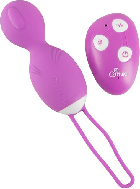 Sweet Smile RC Rotating Love Ball Vibrokugeln in Purple, 61 g - Bild 1