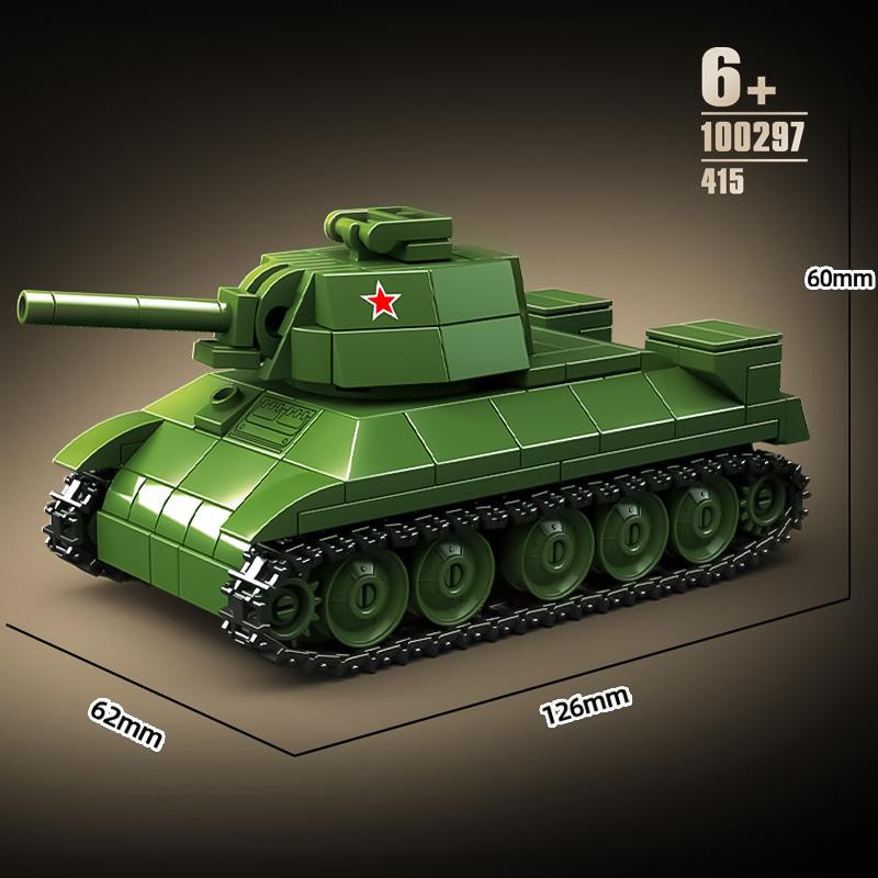 Deutscher Max Panzer Panzerabwehrkanone Bausteine Zweiter Weltkrieg - Bild 3