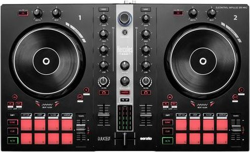 Hercules DJ Control Inpulse 300 MK2 DJ Controller in Schwarz - Bild 1