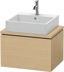 Duravit Waschtischunterschrank L-Cube in Beige für Konsole mit 1 Auszug, B: 62 cm, T: 47,7 cm, H: 40 cm - Bild 1