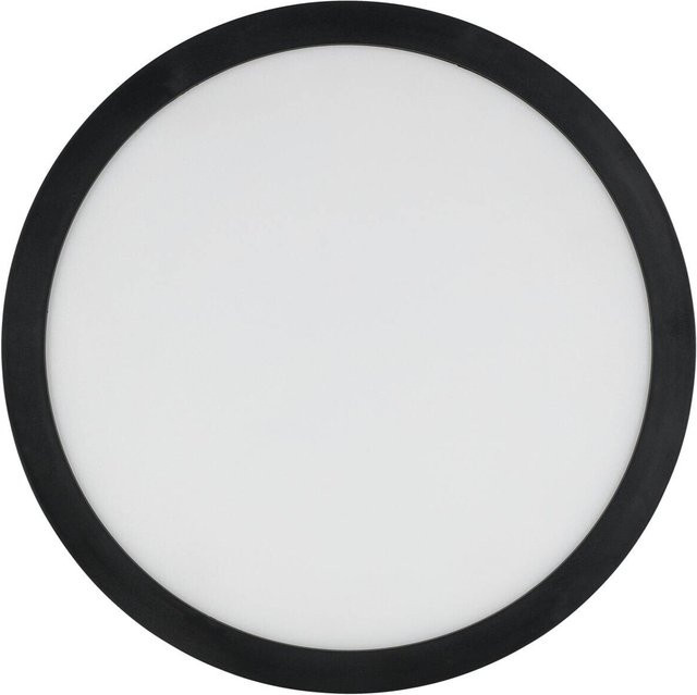 NOLO LED-Deckenleuchte Aria in Schwarz aus Kunststoff und Metall, Durchmesser: 30 cm, Höhe: 5 cm - Bild 1