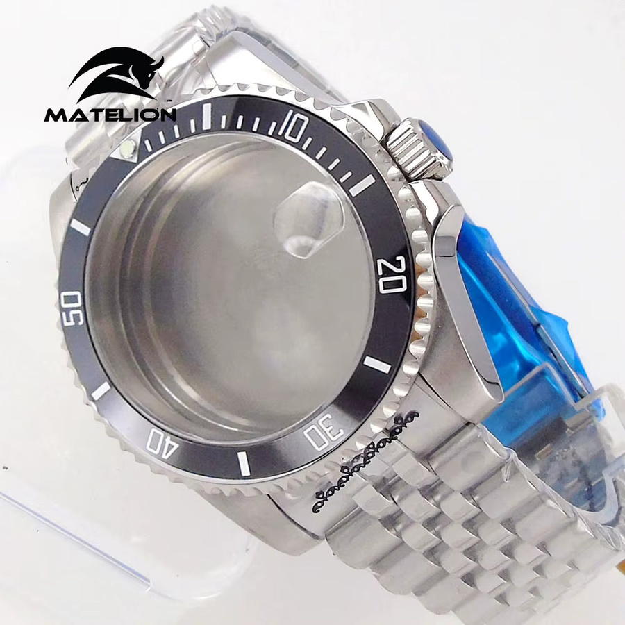Matelion Uhrengehäuse Edelstahl, 40 mm, Silber, Unisex - Bild 1