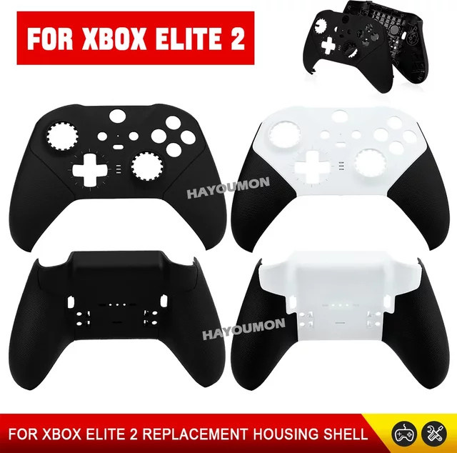 Hayoumon Ersatzgehäuse Set für Xbox One Elite Serie 2 Controller in Schwarz - Bild 1